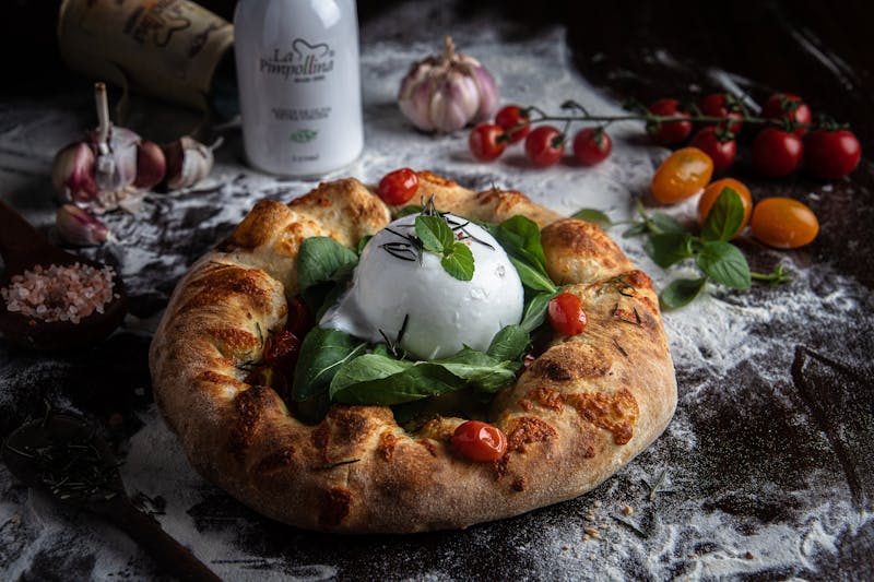 Via 313 White Night white pizza with garlic cream